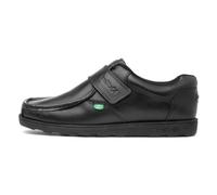 Kickers Fragma Singola Cinghia Moc Toe, Scarpe da Scuola in Pelle Uomo, Nero, 42 EU