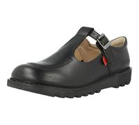 Kickers Infant Girl's Kick T Bar Black School Shoes