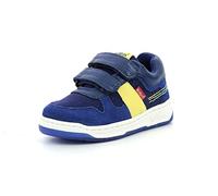 KICKERS KALIDO, Scarpe da Ginnastica Unisex-Bambini, Bleu Marine Jaune, 20 EU
