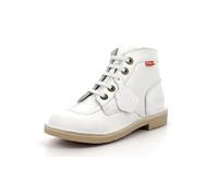 Kickers - KICK COL - Stivali e stivaletti morbidi, Unisex, bianco, 31 EU