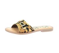 Kickers Kick Diwana, Infradito Donna, Cammello Leopard, 41 EU