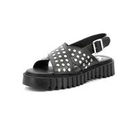 KICKERS Kick Fact, Sandali Donna, Nero, 38 EU