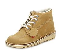 Kickers Kick Hi Donna Marrone/Natural Nubuck Stivali-UK 6.5 / EU 40