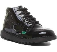 Kickers Kick Hi Junior Bambini Casual Stivali IN Pelle con Zip UK Taglie 12 - 3