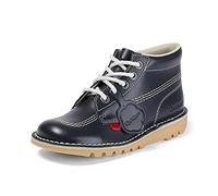 Kickers Kick Hi', Stivaletti Donna, Blu Scuro/Bianca, 37 EU
