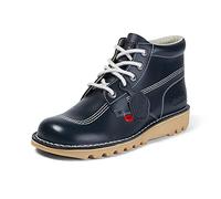 Kickers Kick Hi, Stivali Classici Uomo, Blu (Dk Blue/White Drk Ble/Wht), 39 EU