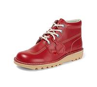 Kickers Kick Hi - Stivali Classici Uomo, Rosso (Red/Lt Cream Rd/CRM), 39 EU