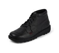 Kickers Kick Hi Tab - Stivaletto da uomo in pelle, Nero, 43 EU