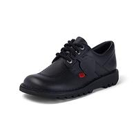 Kickers Kick Lo Core, Scarpe Stringate Basse Derby Donna, Nero (Black), 38 EU