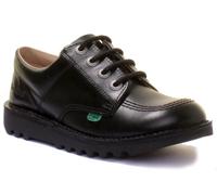 Kickers Kick Lo Junior con Lacci Basso Top Scarpe IN Pelle Misura UK 3 - 6