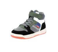 Kickers Kickado, Scarpe da Ginnastica Unisex-Bambini, Grigio Multi, 25 EU