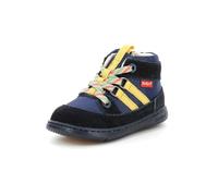 KICKERS KICKBUBBLO, Stivaletto Unisex-Bambini, Bleu Orange, 19 EU