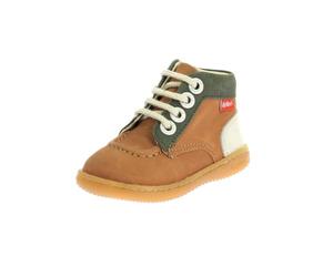 KICKERS KICKICONIC, Stivaletto Unisex-Bambini, Beige Cammello, 19 EU