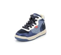 Kickers Kicklax, Scarpe da Ginnastica Bambina, Blu Marino Leopard, 29 EU
