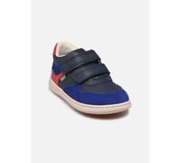 Kickers Kickmotion, Scarpe da Ginnastica Unisex-Bambini, Blu Navy Rosso, 19 EU