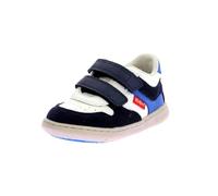 Kickers Kickmotion, Scarpe da Ginnastica Unisex-Bambini, Blu Marino Bianco, 21 EU