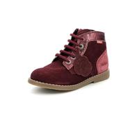 Kickers Kouklegend, Scarpe con Lacci Donna, Bordeaux Metallizzato, 35 EU