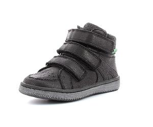 KICKERS Lohan Scarpe da ginnastica Unisex kid's, Nero (Black/Glossy), 29 EU