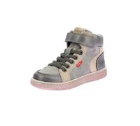 Kickers Lolastic, Scarpe da Ginnastica Unisex-Bambini, Argento Champagne, 31 EU