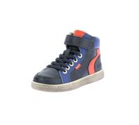Kickers Lolastic, Scarpe da Ginnastica Unisex-Bambini, Blu Rosso Navy, 31 EU
