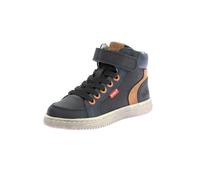 Kickers Lolastic, Scarpe da Ginnastica Unisex-Bambini, Nero, 30 EU