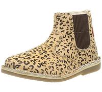 Kickers Maelio, Scarpa Mary Jane Bimba 0-24, Beige Leopard, 25 EU