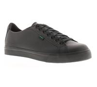 Kickers Ragazzi Scarpe Scuola Ginnastica Tovni Lacci Pelle con Nero Taglia UK 4