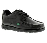 Kickers Ragazzi Scuola Scarpe Fragma Pizzo 3 Junior Pelle con Lacci Nero UK Size