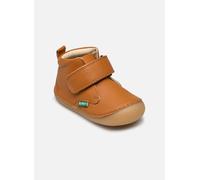 Kickers Sabio, Scarpe con Lacci Unisex-Bimbi 0-24, Marrone (Camel Light), 24 EU