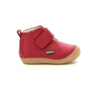 Kickers Sabio, Scarpe con Lacci Unisex-Bimbi 0-24, Rosso, 18 EU