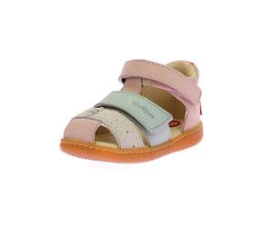 Kickers Sandali Unisex per Bambini Kick Bazar, Rosa Chiaro Multi, 20 EU