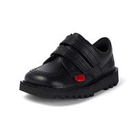 Kickers Scarpe In Pelle Nera Con Chiusura In Velcro Infant Kick Lo Velcro - EUR 29