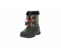 Kickers Sealsnow, Stivali da Neve Unisex-Bambini, Nero Verde, 24 EU