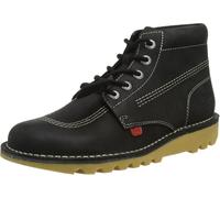 Kickers Stivaletti unisex Kick Hi Classic | Extra comodi | Maggiore durata | Qualità premium, Nero e bianco, 45 EU