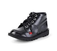 Kickers Stivali Neri Kick Hi Zip Patent Junior - EUR 32