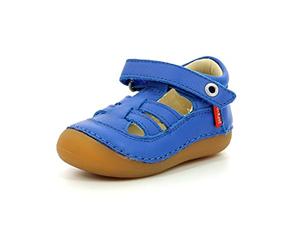 KICKERS SUSHY, Scarpa Mary Jane Unisex-Bambini, Bleu, 18 EU