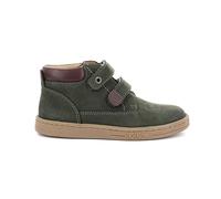 Kickers Tackeasy, piatto Oxford unisex da bambino, cachi., 24 EU