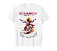 Kickflippin' Since '33 d.C. - Funny Jesus Skateboarding Maglietta