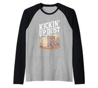 Kickin' Up Dust Line - Stivali da Ballo Country Maglia con Maniche Raglan