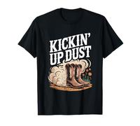 Kickin' Up Dust Line - Stivali da Ballo Country Maglietta