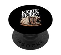 Kickin' Up Dust Line - Stivali da ballo Country PopSockets PopGrip Adesivo