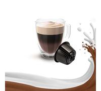 KICKKICK 32 Capsule Mocaccino Compatibili Nescafé Dolce Gusto - Bevanda Solubile in Cialde