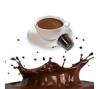KICKKICK 50 Capsule Cioccolata Compatibili Nespresso - Cialde Solubili al Cioccolato