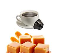 Kickkick Cappuccino al Caramello Compatibili Nescafe Dolce Gusto - Bevanda Solubile in Cialde - 32 Capsule