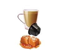 Kickkick Caramello Salato Capsule Compatibili Dolce Gusto Cappuccino Solubile Salted Caramel per Macchina da Caffè Dolce Gusto Sistema di Erogazione Nescafé (16)