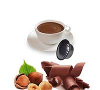 KICKKICK Gianduia Compatibile con Lavazza A Modo Mio - Bevanda Solubile in Cialde - 50 Capsule