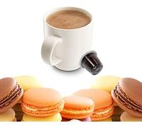 Kickkick Macaron alla Mandorla Capsule Compatibili Nespresso (50PZ) Caffè Aromatizzato Solubile per Macchina da Caffè a Cialde Nespresso Aroma Mandorla