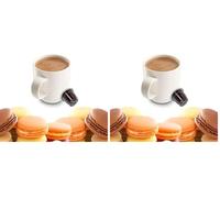 Kickkick Macaron alla Mandorla Capsule Compatibili Nespresso (50PZ) Caffè Aromatizzato Solubile per Macchina da Caffè a Cialde Nespresso Aroma Mandorla (Confezione da 2)