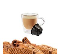 Kickkick Speculoos Cappuccino Biscotto e Cannella Solubile Compatibili Dolce Gusto - 16 Capsule