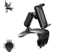 Kicklo Phone Holder, Unirexa Dashboard Phone Holder, 360° Rotating Magnetic Car Mobilephone Holder Fits 4”-7” Cellphones for Steering Wheel & Sun Visor (1pcs)